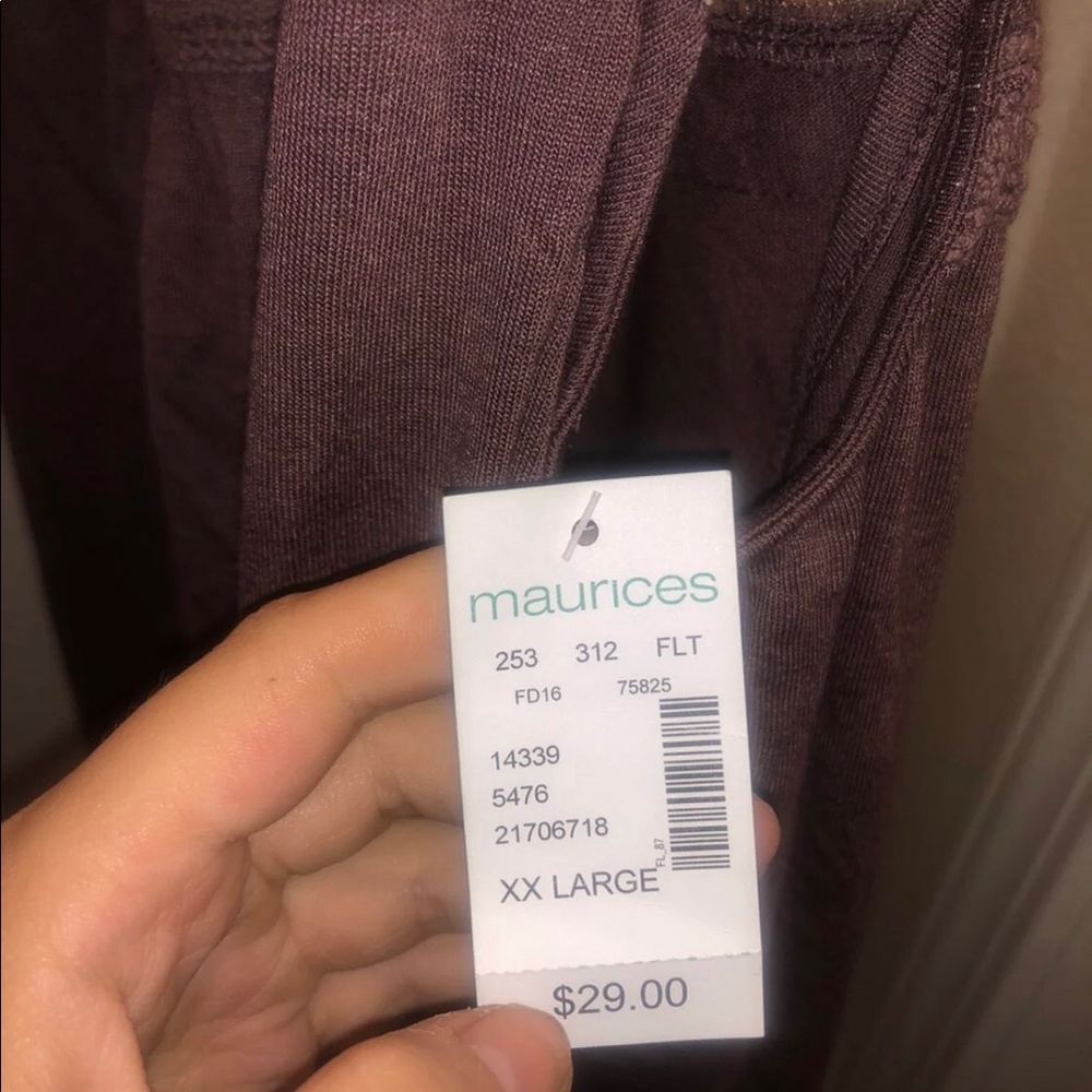 Maurices brown xx large top